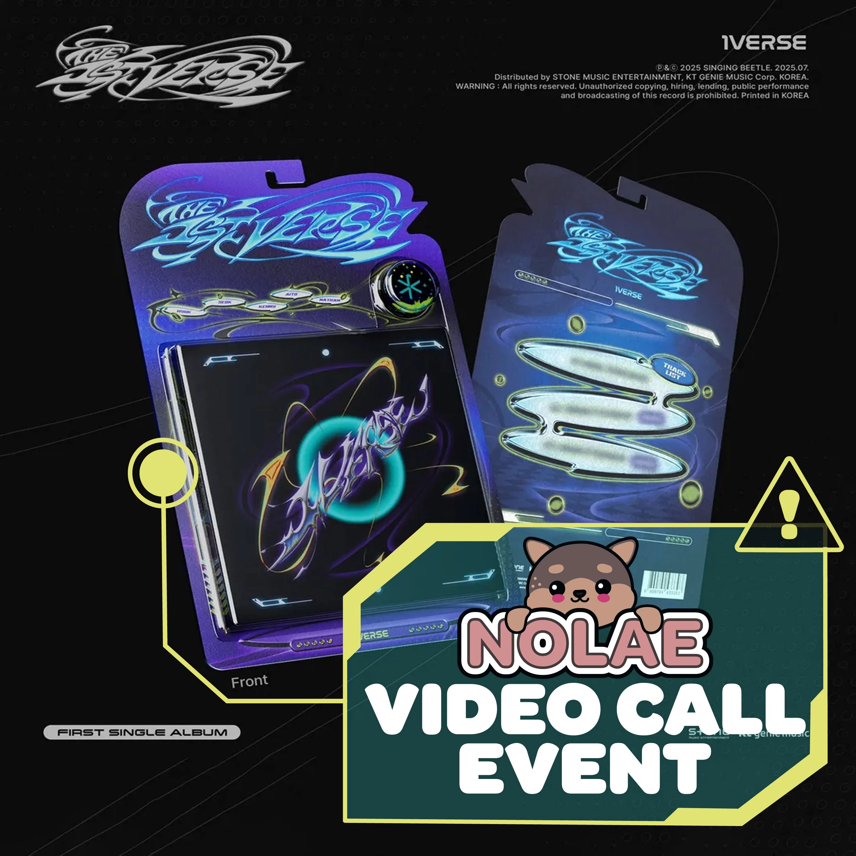 1VERSE - THE 1ST VERSE (OFFICIAL NOLAE FANCALL) + NOLAE PHOTOCARD
