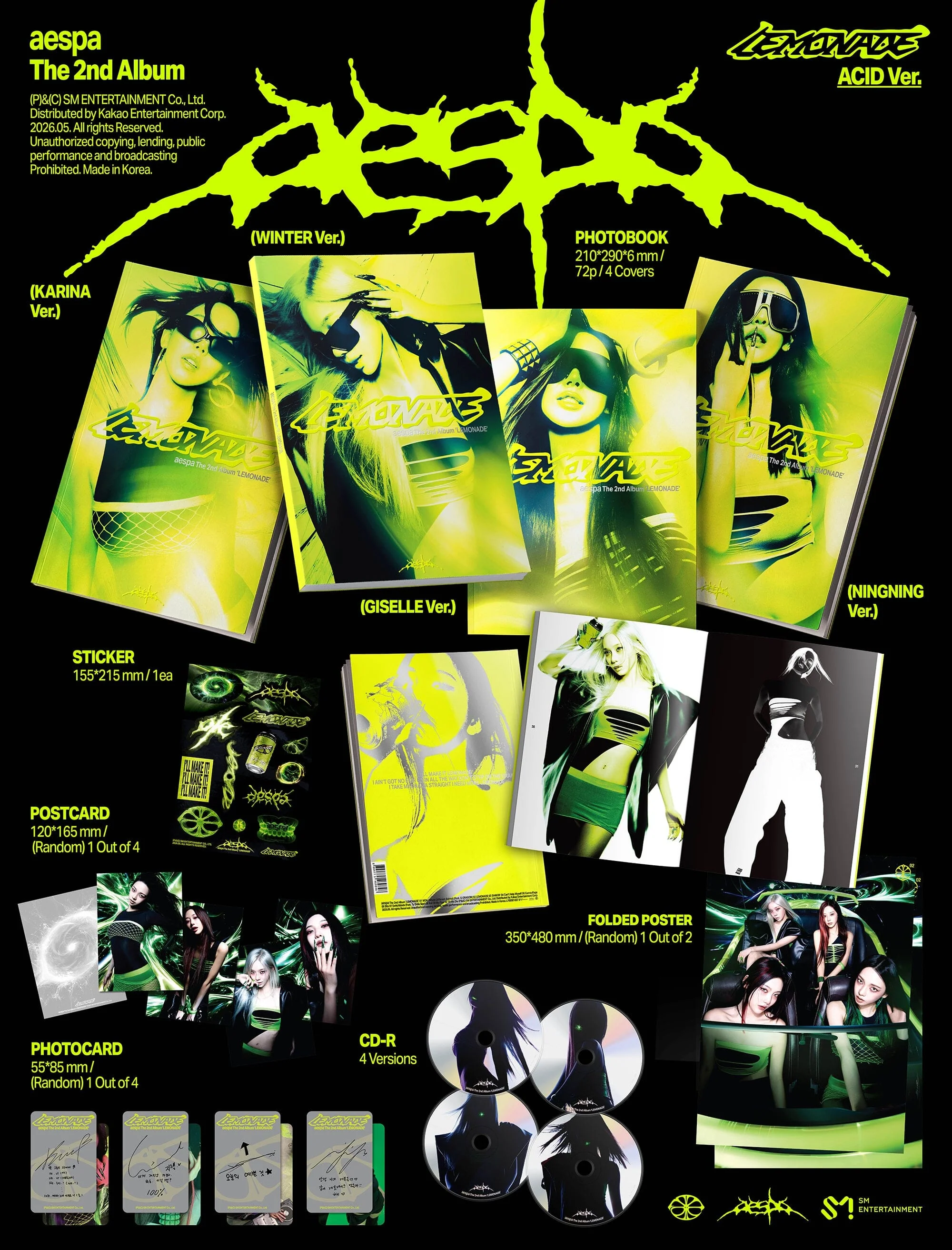AESPA - LEMONADE (MEMBER VER.) - Image 2