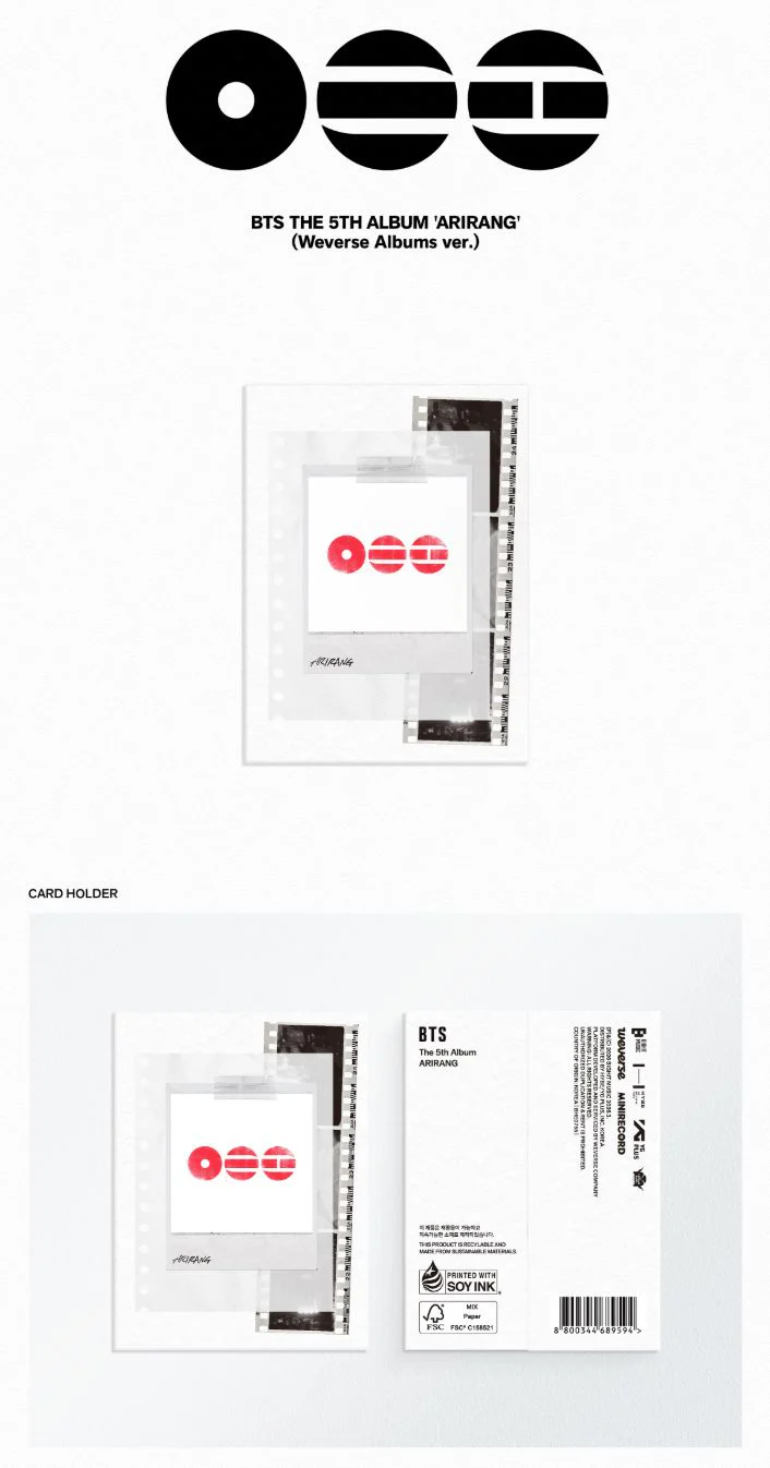 BTS - ARIRANG (WEVERSE ALBUMS VER.) + Makestar Gift - Image 3