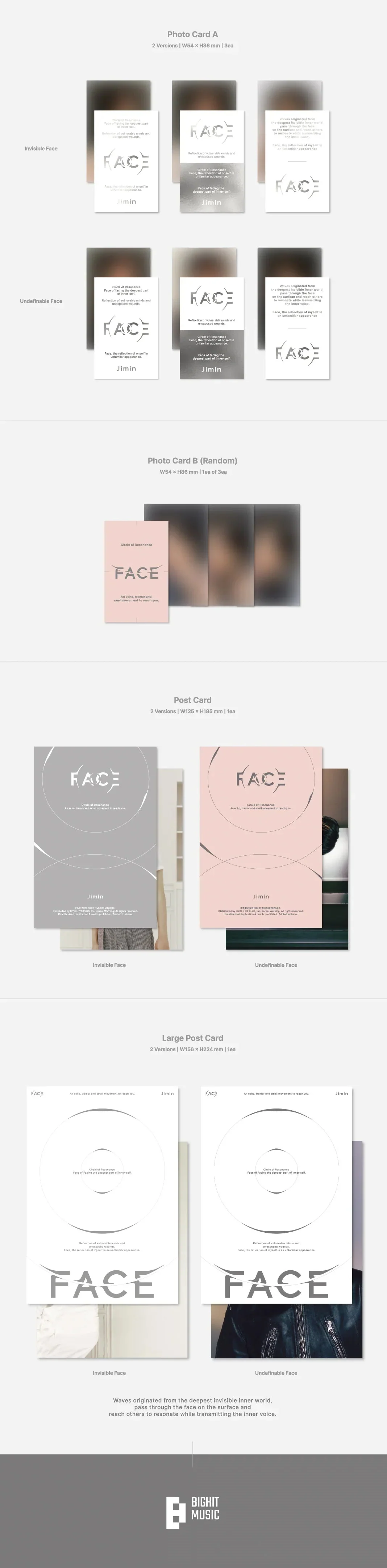 BTS JIMIN - FACE (1ST SOLO ALBUM) Standard Ver. - Image 4