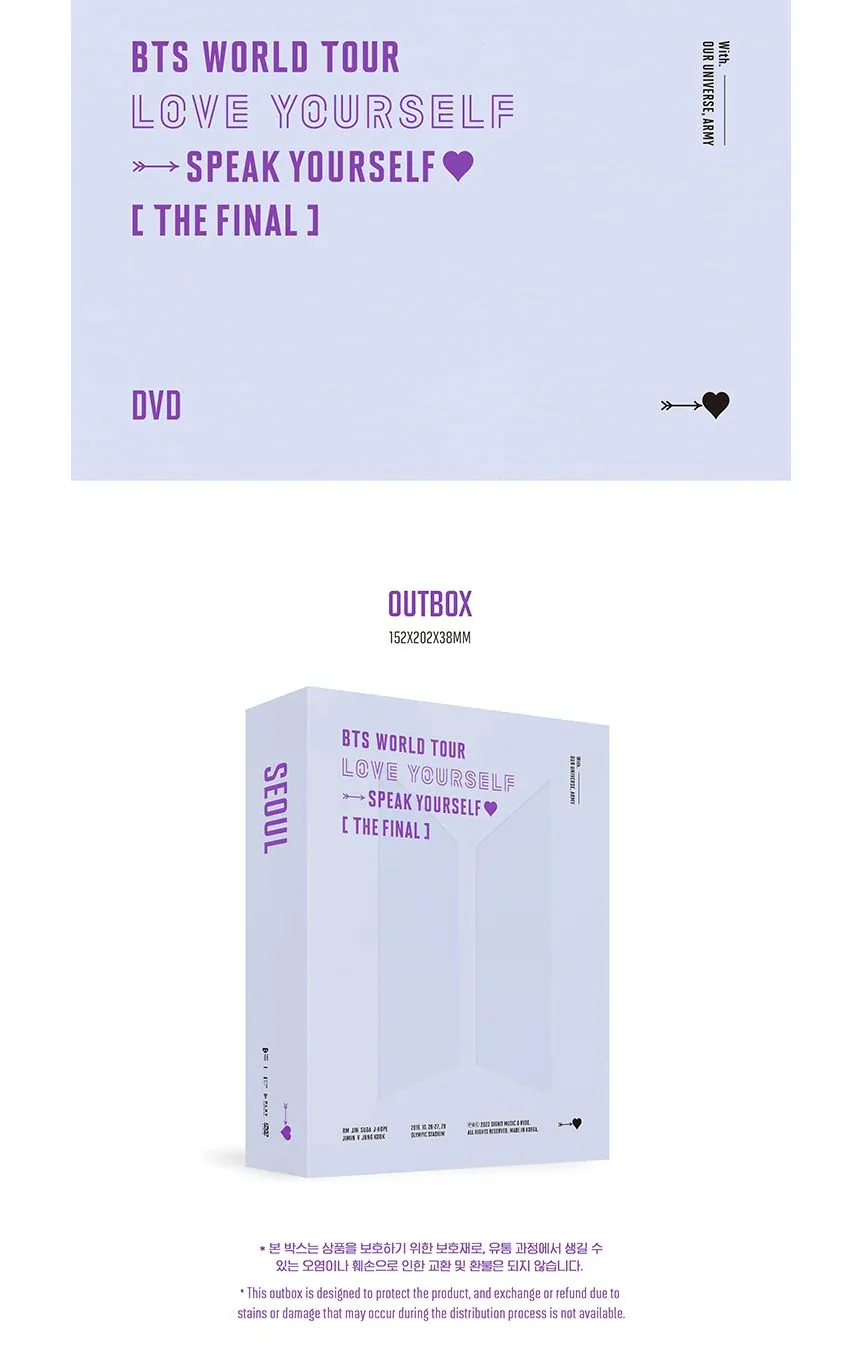 BTS - LOVE YOURSELF SPEAK YOURSELF THE FINAL + 2025 FESTA GIFT - Image 3