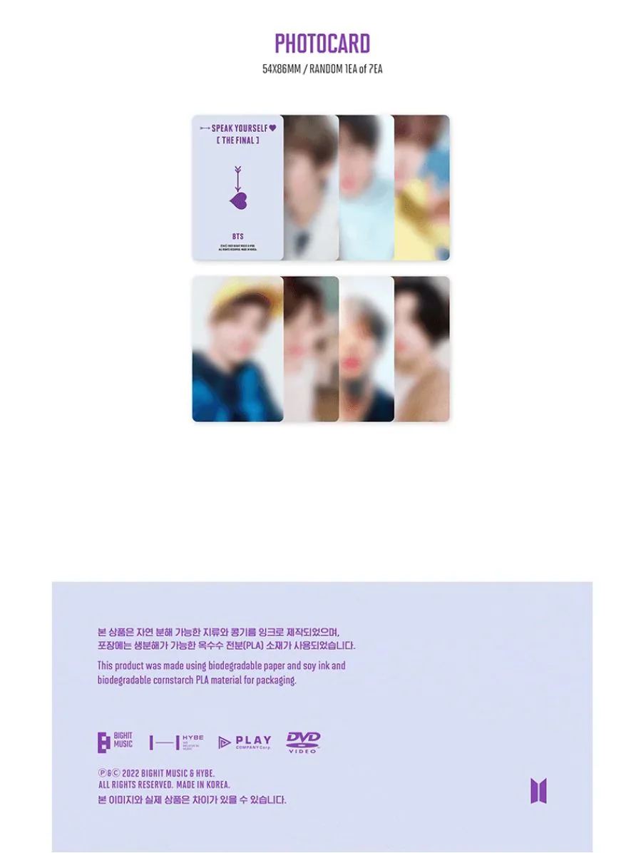 BTS - LOVE YOURSELF SPEAK YOURSELF THE FINAL + 2025 FESTA GIFT - Image 8