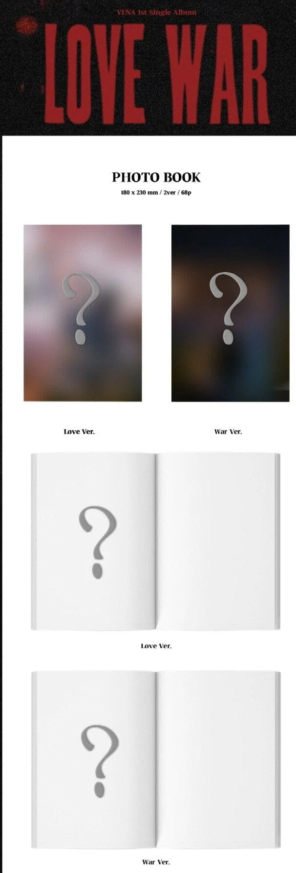 CHOI YE NA - LOVE WAR (1ST SINGLE ALBUM) - Image 2
