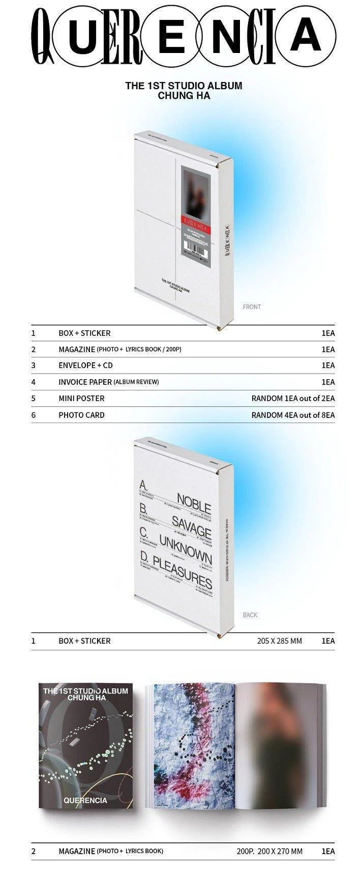 CHUNG HA - QUERENCIA (1ST STUDIO ALBUM) - Image 2