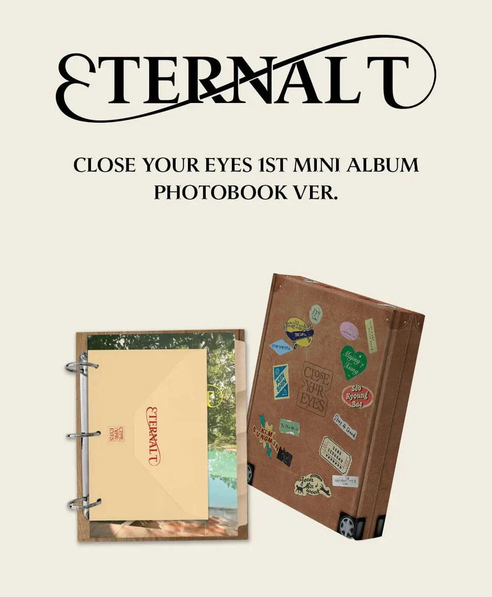 CLOSE YOUR EYES - ETERNALT (PHOTOBOOK VER.) + BDM Photocard - Image 4