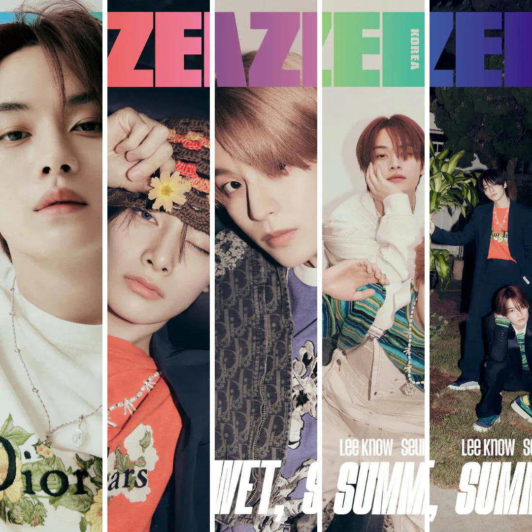STRAY KIDS (Lee Know, Seungmin, I.N) - DAZED MAGAZINE (2023 July Issue)