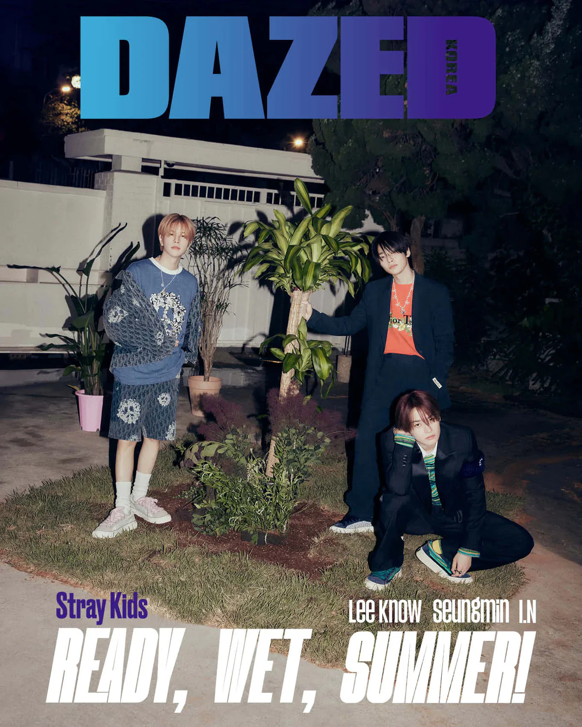 STRAY KIDS (Lee Know, Seungmin, I.N) - DAZED MAGAZINE (2023 July Issue) - Image 6