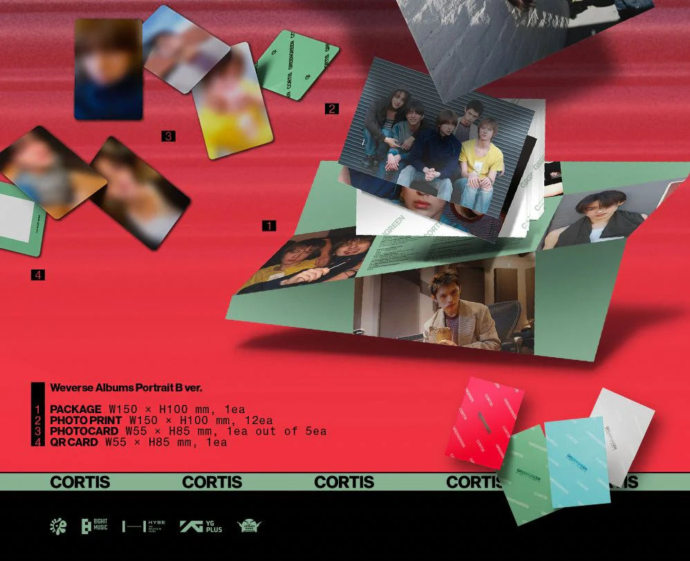 CORTIS - GREENGREEN (WEVERSE ALBUMS VER.) SET + Weverse Gift - Image 6