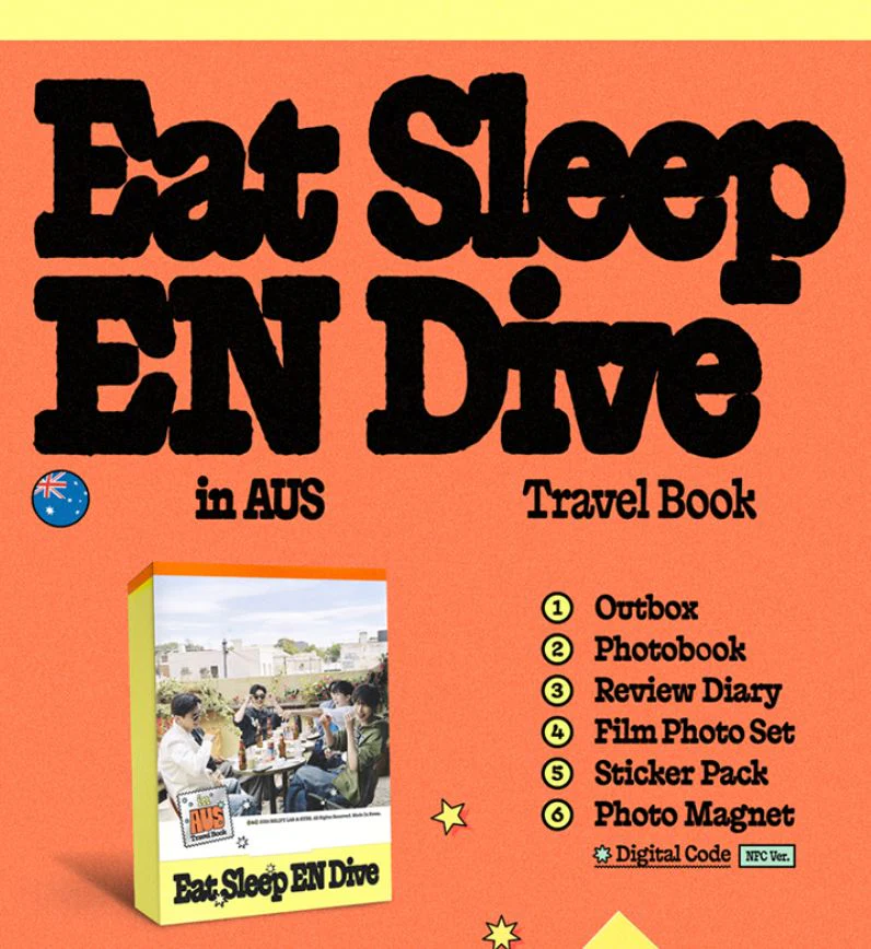 ENHYPEN - EAT SLEEP EN DIVE IN AUS (TRAVEL BOOK) - Image 2