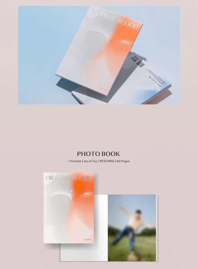 ENHYPEN - ORANGE BLOOD (5TH MINI ALBUM) ENGENE VER. + BDM Photocard - Image 4