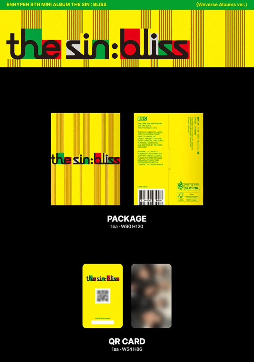 ENHYPEN - THE SIN: BLISS (WEVERSE ALBUMS VER.) - Image 2