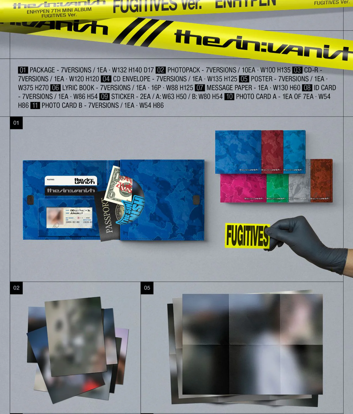 ENHYPEN - THE SIN: VANISH (FUGITIVES VER.) + Apple Music Gift - Image 3