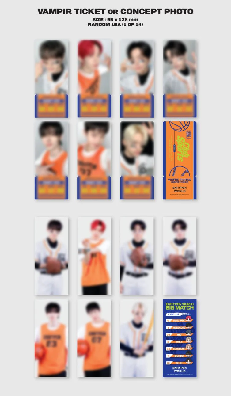 ENHYPEN - WORLD COUPON CARD COLLECTION (CLUB SPORTS VER.) - Image 13