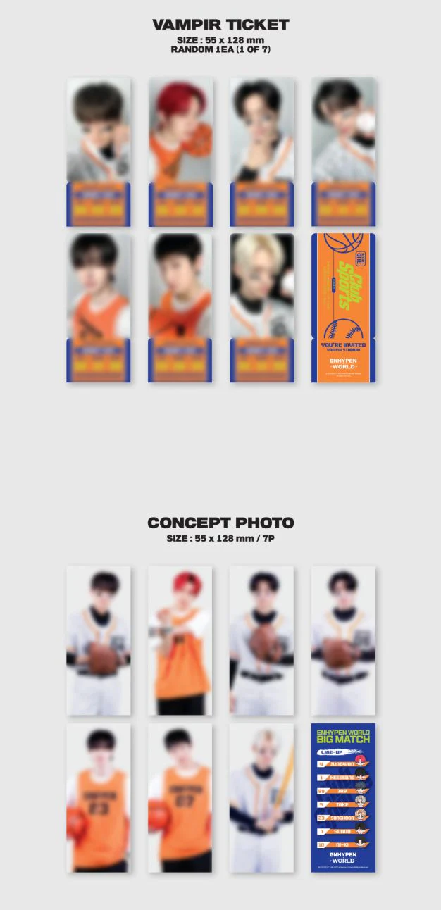 ENHYPEN - WORLD COUPON CARD COLLECTION (CLUB SPORTS VER.) - Image 3