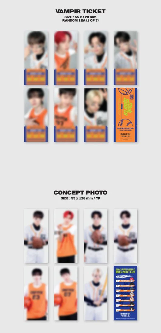 ENHYPEN - WORLD COUPON CARD COLLECTION (CLUB SPORTS VER.) - Image 7