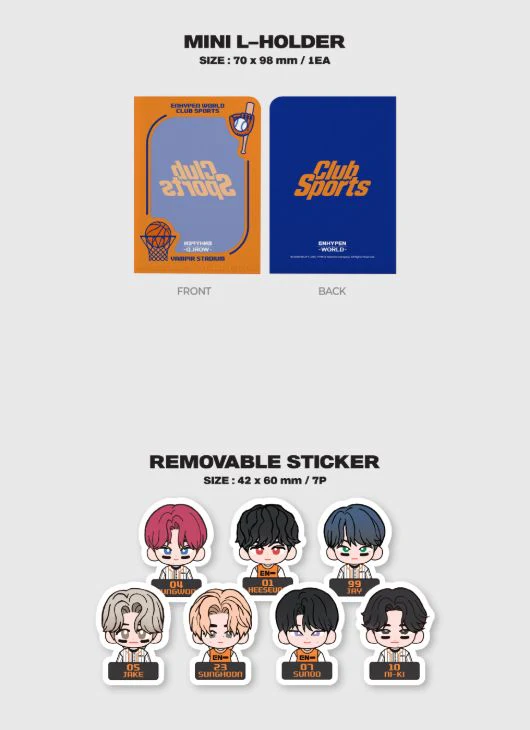 ENHYPEN - WORLD COUPON CARD COLLECTION (CLUB SPORTS VER.) - Image 9