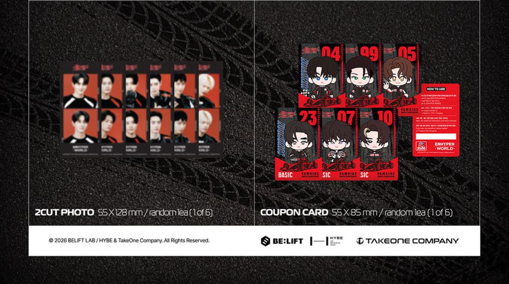 ENHYPEN - WORLD COUPON CARD COLLECTION (SPEED RACER VER.) - Image 3