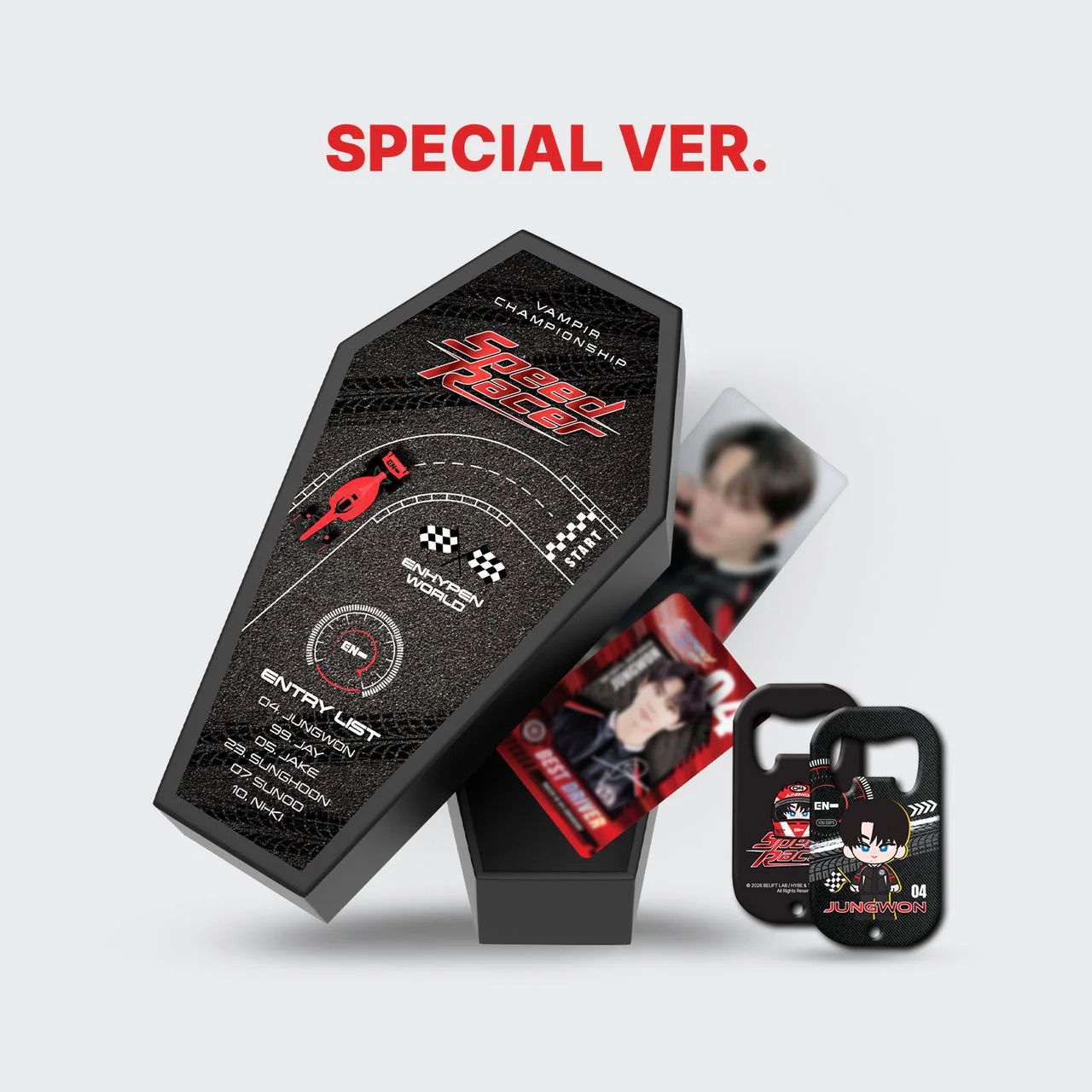 ENHYPEN - WORLD COUPON CARD COLLECTION (SPEED RACER VER.) - Image 4
