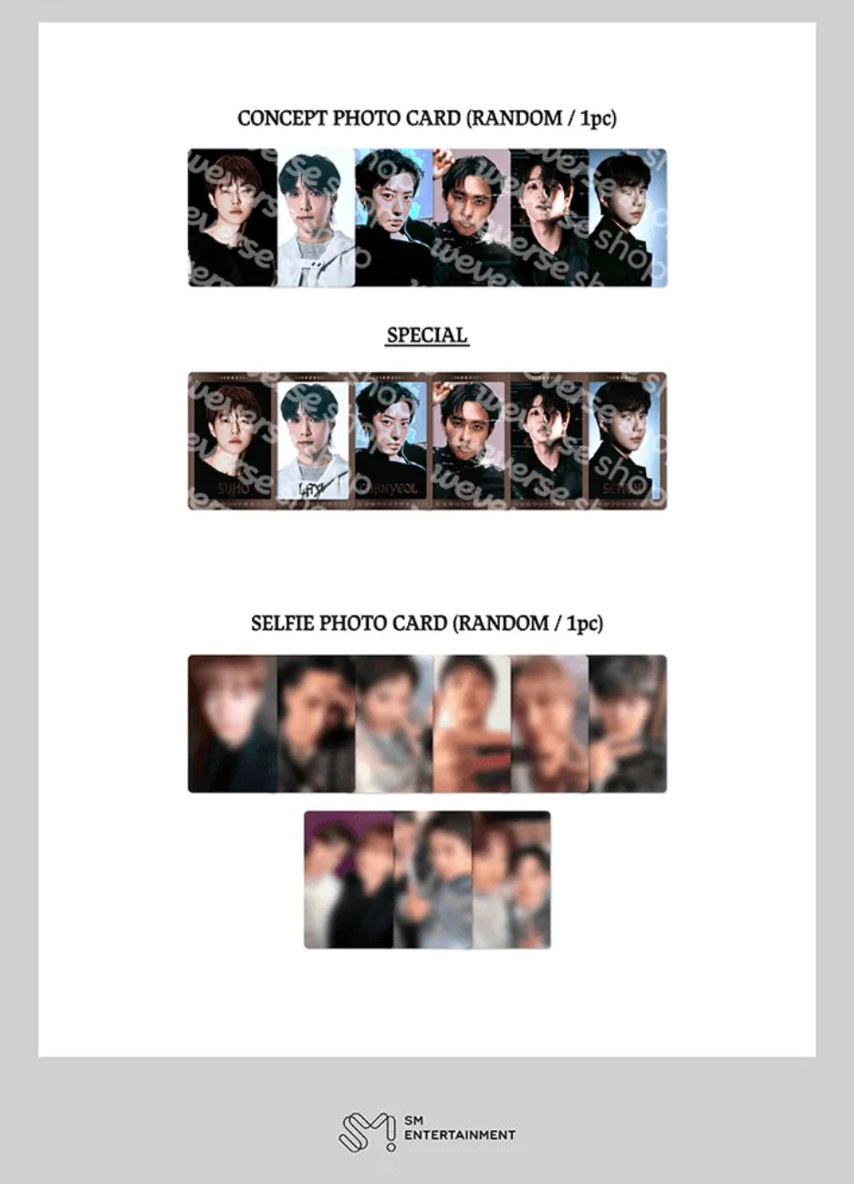 EXO - RANDOM TRADING CARD (EXO POP-UP 'REVERXE THE WORLD' OFFICIAL MD) - Image 3