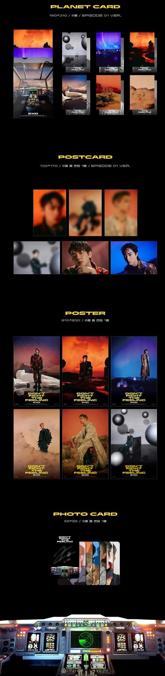 EXO - DON'T FIGHT THE FEELING (Special Album) - Image 6