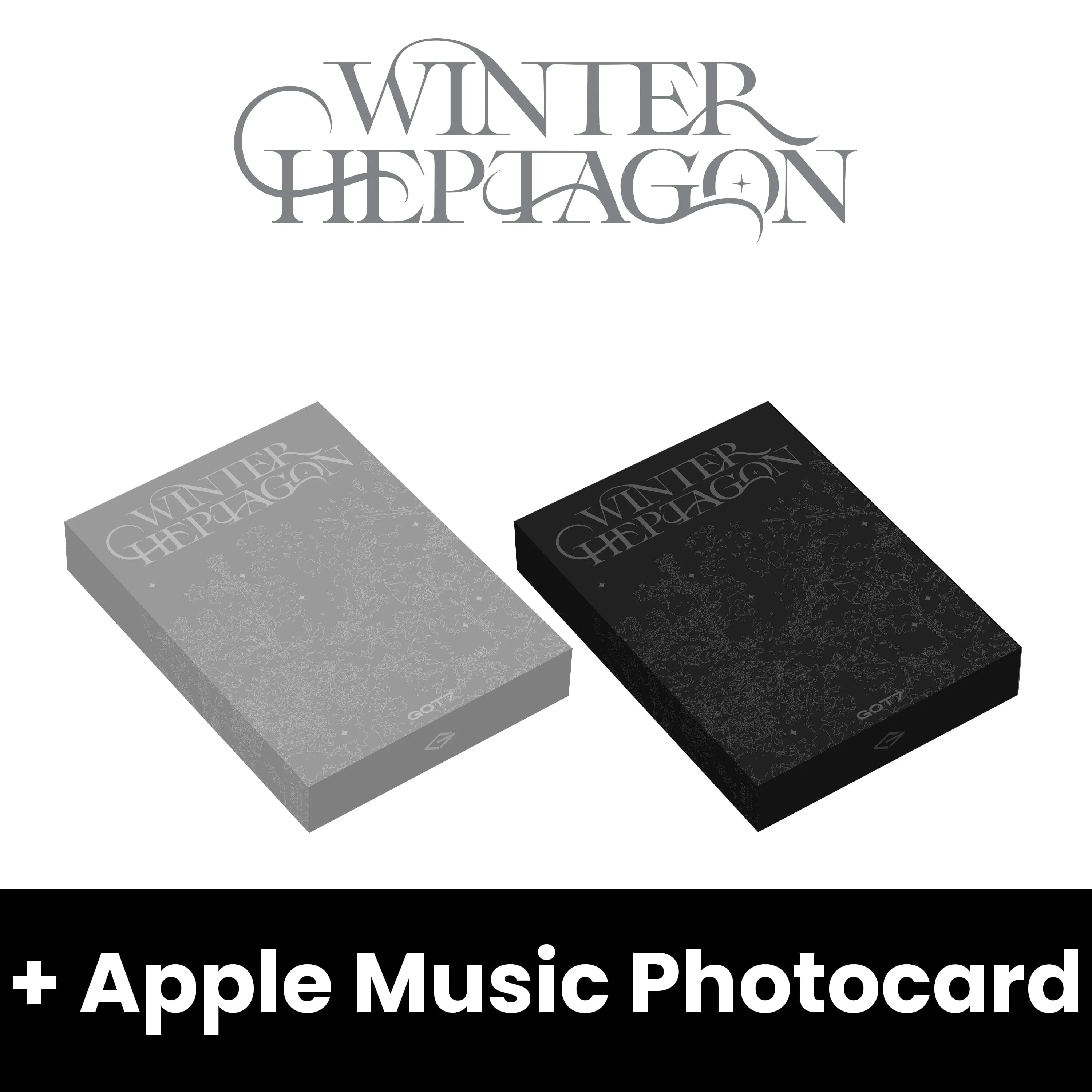 GOT7 - WINTER HEPTAGON + Apple Music Photocard