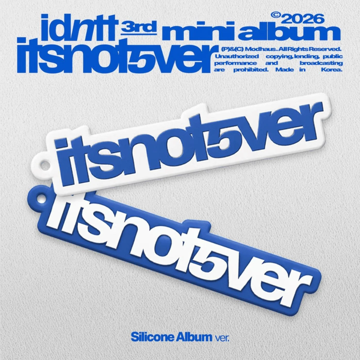 IDNTT - ITSNOTOVER (KEYRING ALBUM)