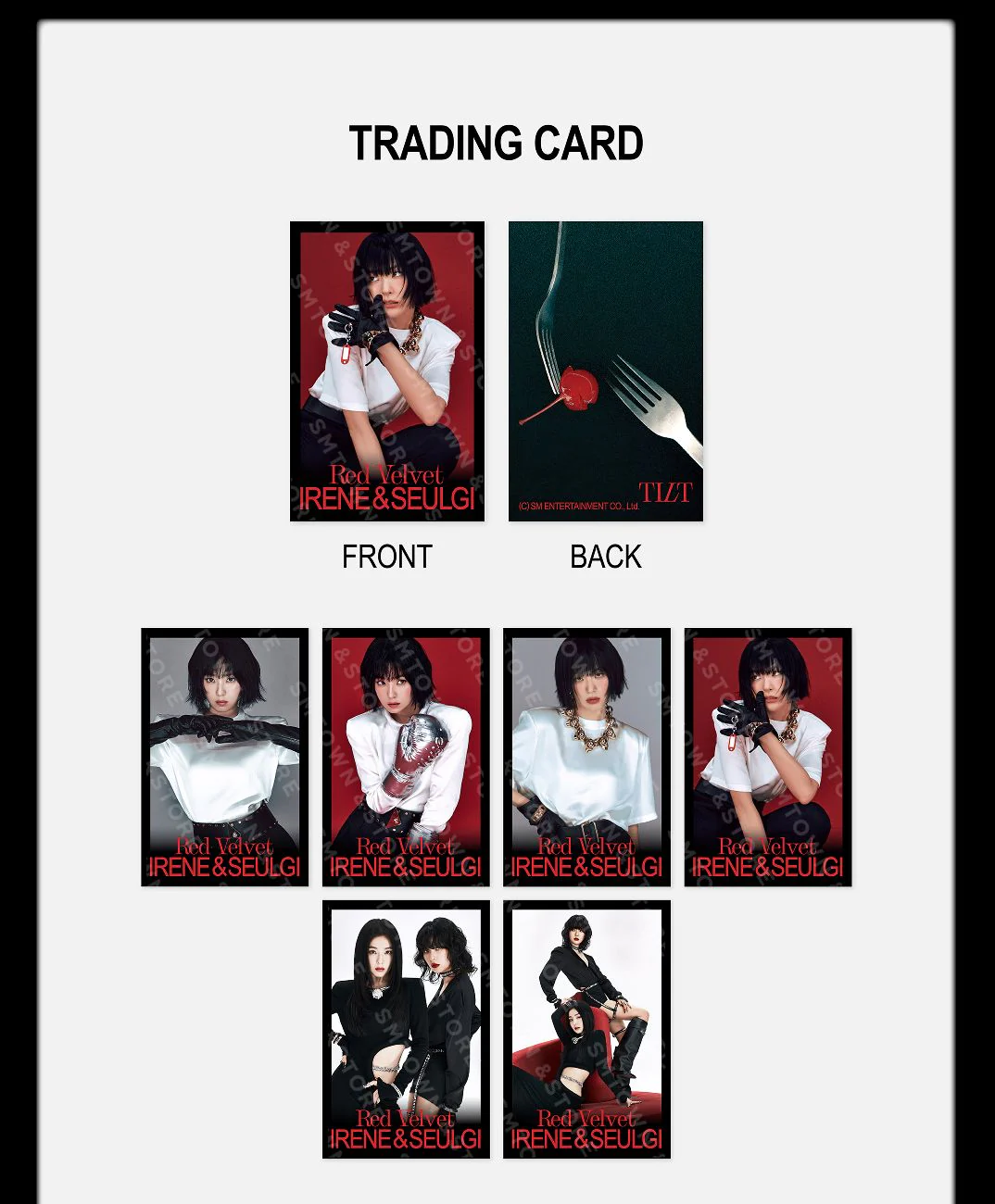 IRENE & SEULGI (RED VELVET) - RANDOM TRADING CARD (TILT) - Image 3