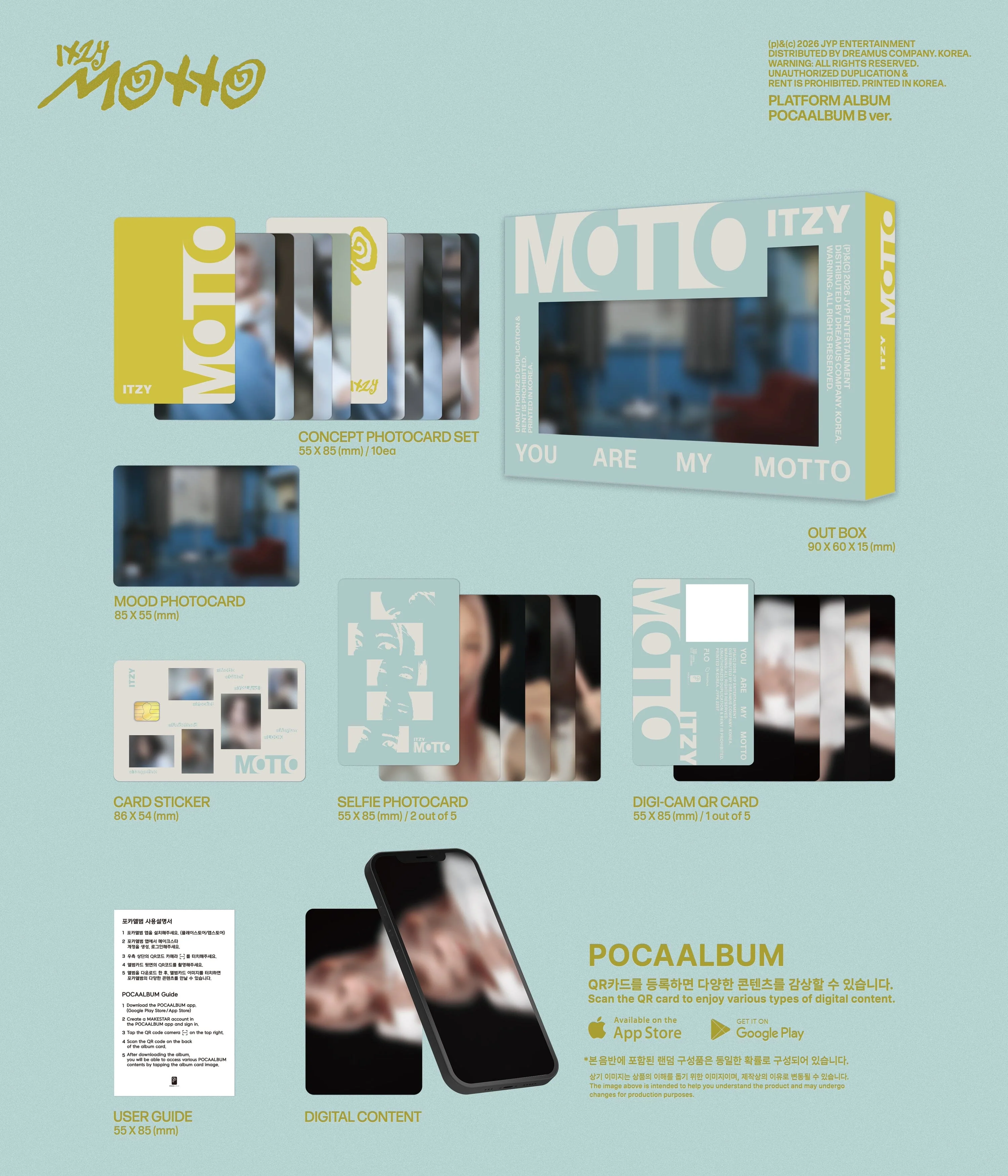 ITZY - MOTTO (POCA ALBUM) + FANS SHOP Gift - Image 4