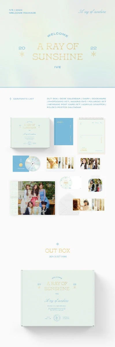 IVE - 2022 WELCOME PACKAGE "A RAY OF SUNSHINE" - Image 2