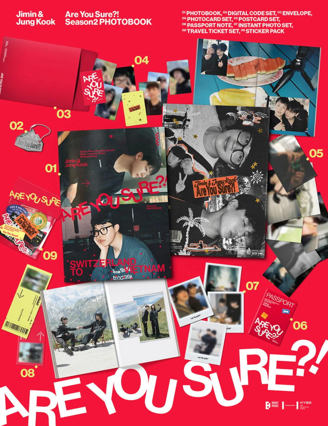 JIMIN X JUNGKOOK (BTS) - ARE YOU SURE?! SEASON2 (PHOTOBOOK) - Image 2