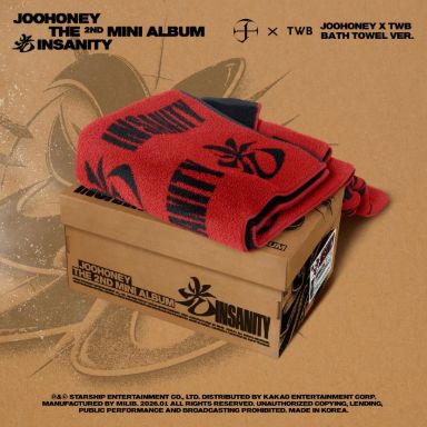 JOOHONEY (MONSTA X) - 光 (INSANITY) (JOOHONEY X TWB BATH TOWEL VER.)