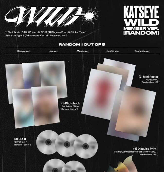 KATSEYE - WILD (MEMBER VER.) - Image 2