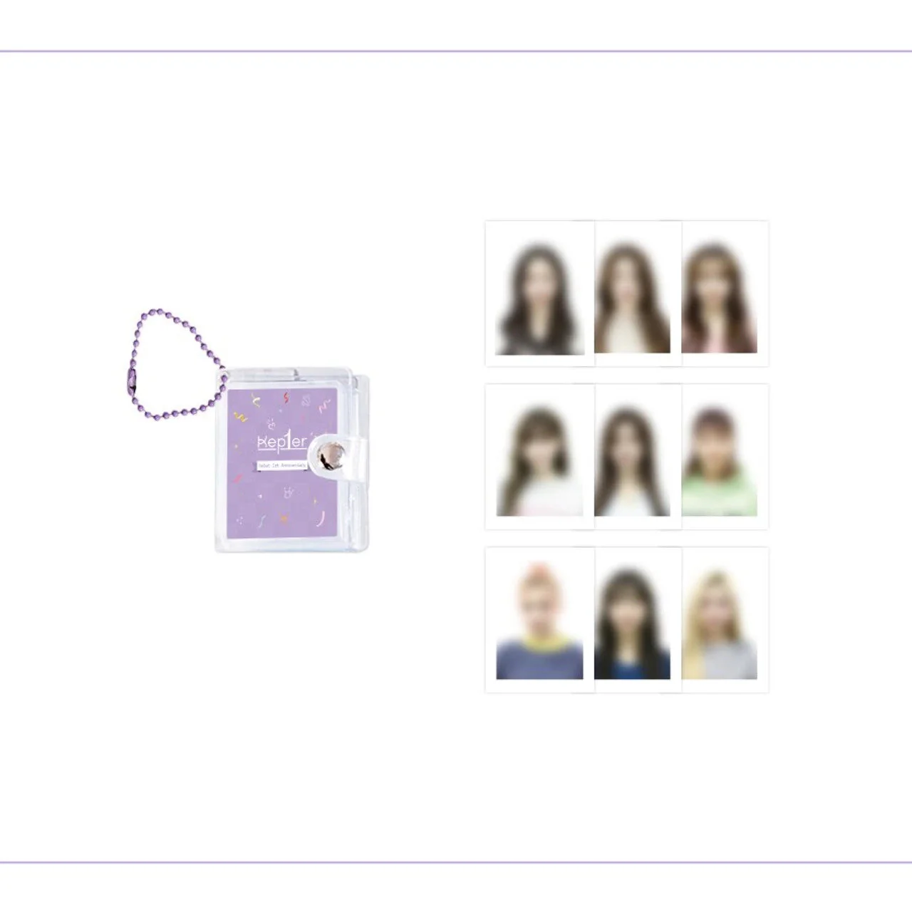Kep1er - Mini Photo Binder Keyring + ID photo set (1st Debut Anniversary MD)