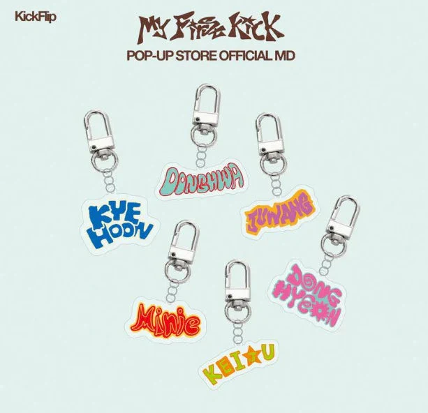 KICKFLIP - ACRYLIC KEYRING ('MY FIRST KICK' POP-UP STORE OFFICIAL MD)