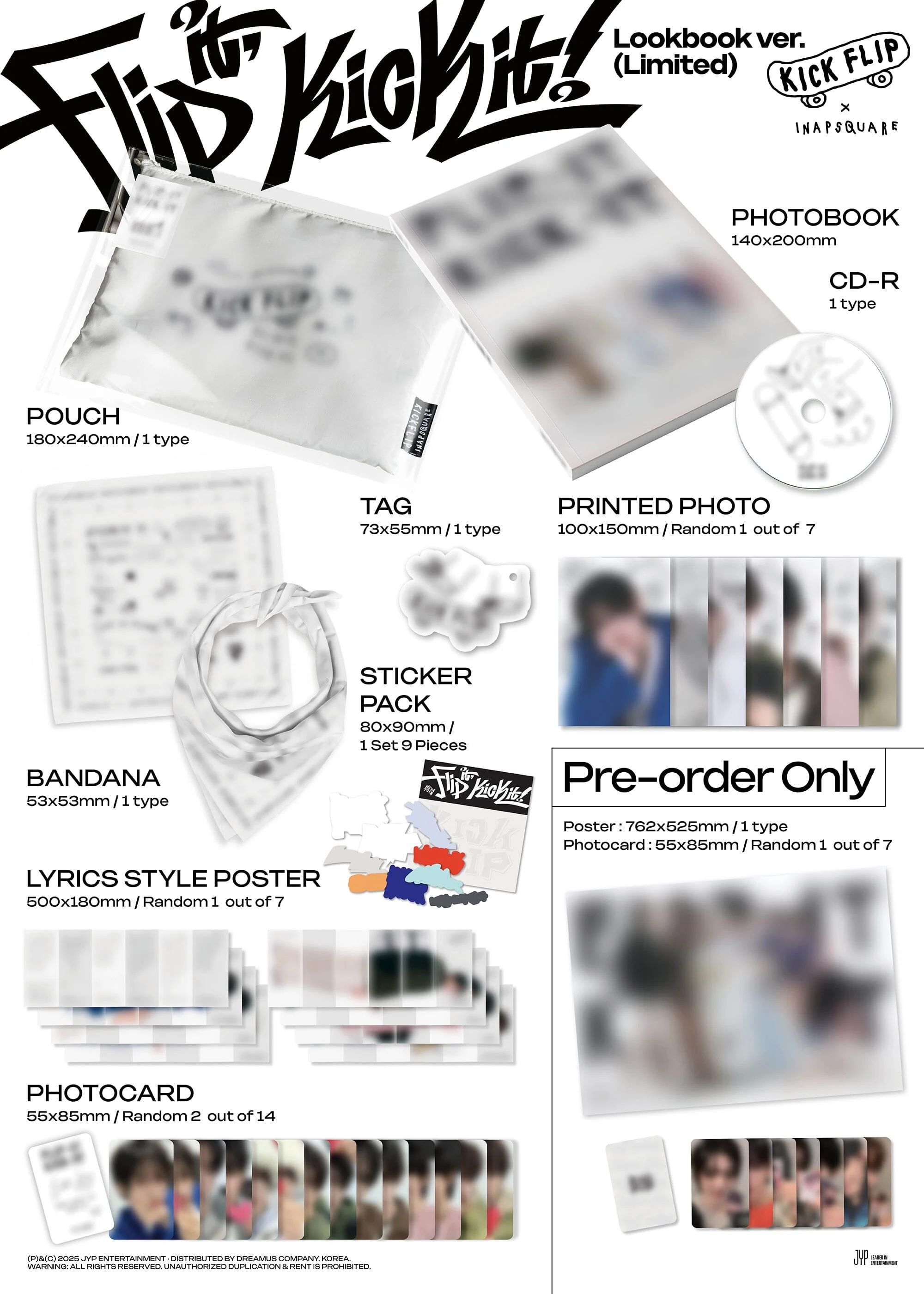 KICKFLIP - FLIP IT, KICK IT! (LOOKBOOK VER.) (LIMITED) - Image 2