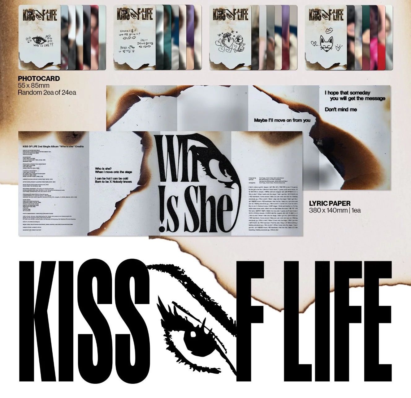 KISS OF LIFE - WHO IS SHE (WHO VER.) + Soundwave Photocard - Image 4
