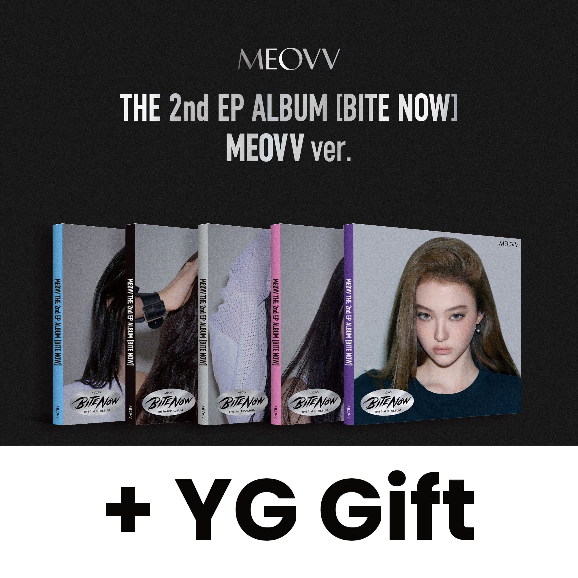 MEOVV - BITE NOW (MEOVV VER.) + YG Gift