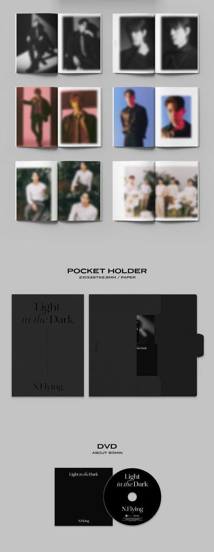 N.Flying - 1st Photobook [Light in the Dark] - Image 3