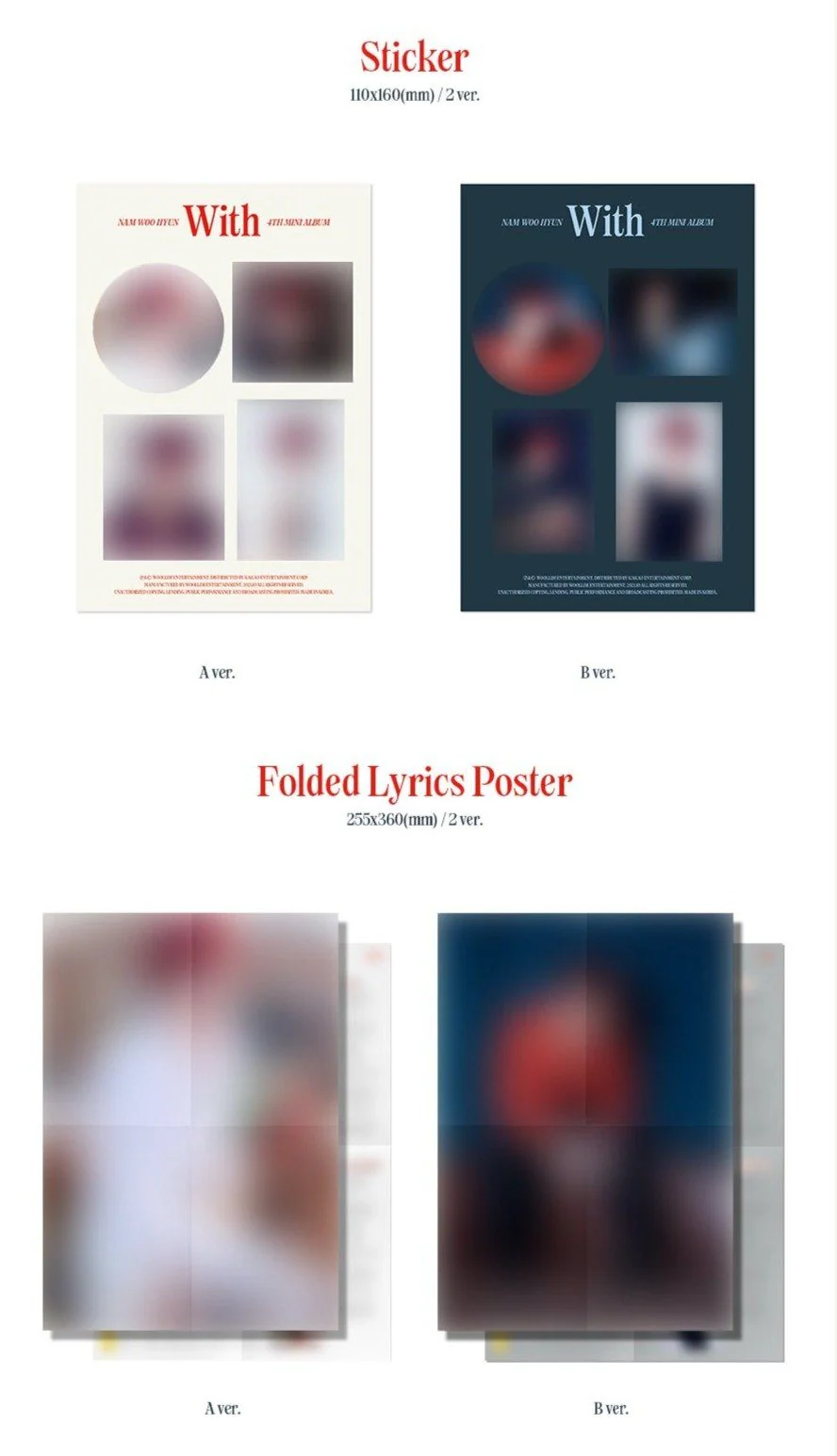Nam Woo Hyun - [With] (4th Mini Album) - Image 4
