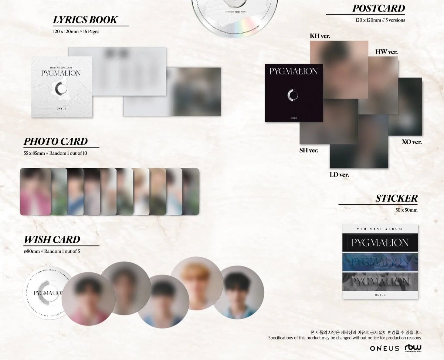 ONEUS - 9th Mini Album [PYGMALION] (JEWEL ver.) - Image 3