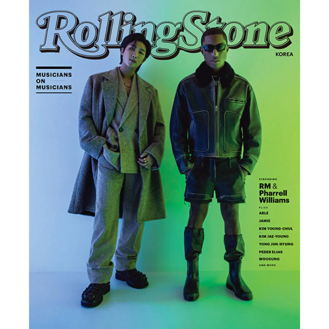 RM & PHARRELL WILLIAMS - COVER ROLLING STONE KOREA ISSUE 09