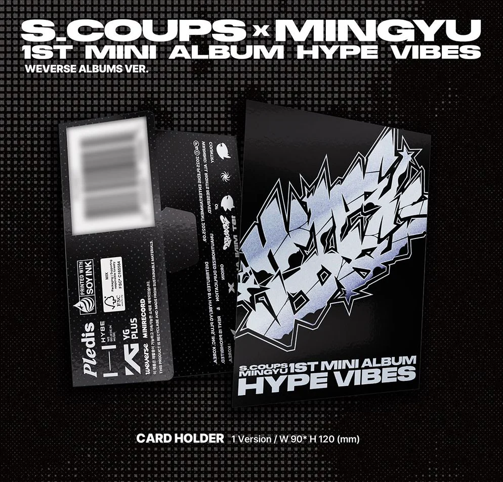 S.COUPS X MINGYU (SEVENTEEN) - HYPE VIBES (WEVERSE ALBUMS VER.) + Soundwave Photocard - Image 2