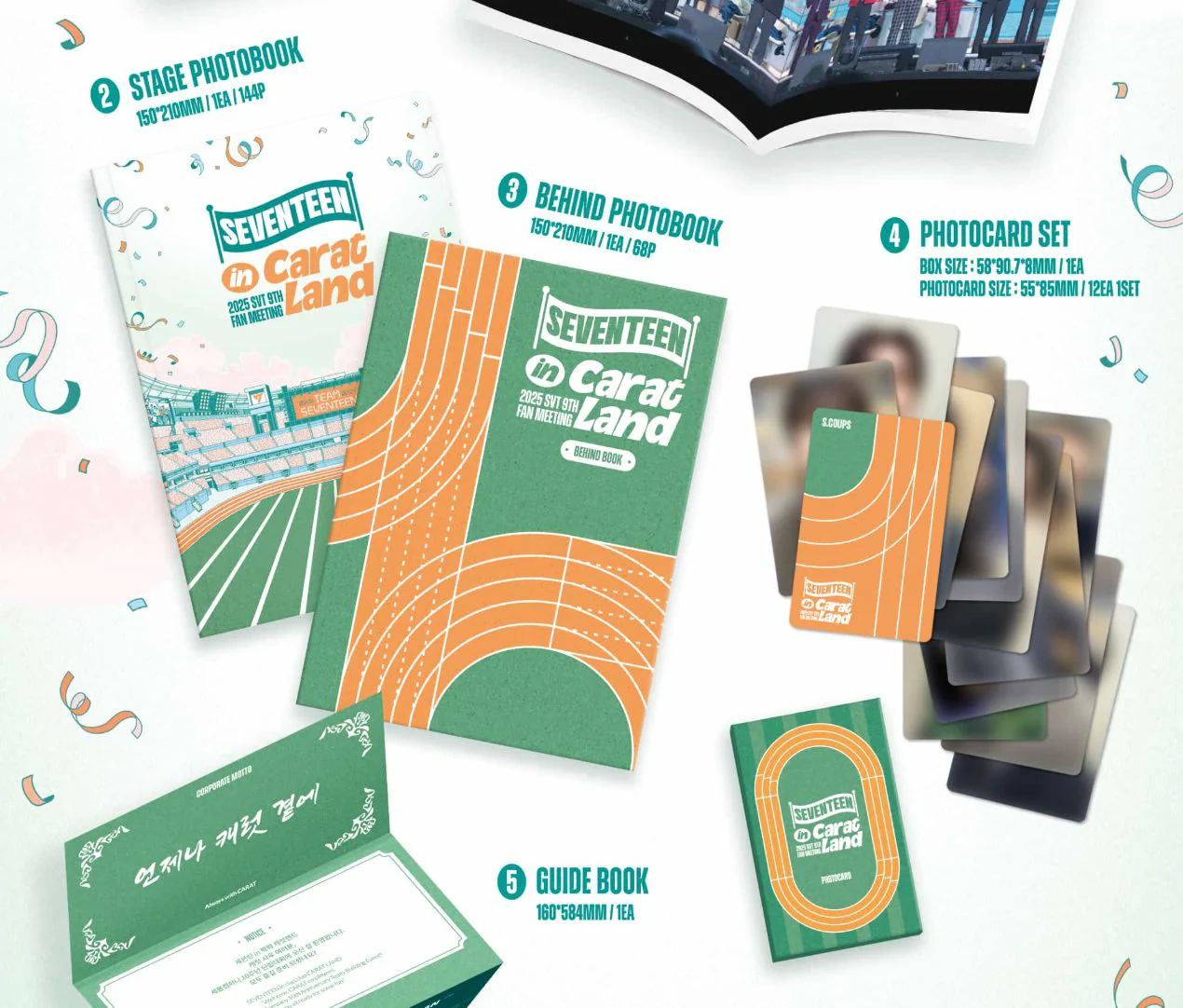 SEVENTEEN - 2025 SVT 9TH FAN MEETING SEVENTEEN IN CARAT LAND (MEMORY BOOK+) + Weverse Gift - Image 4