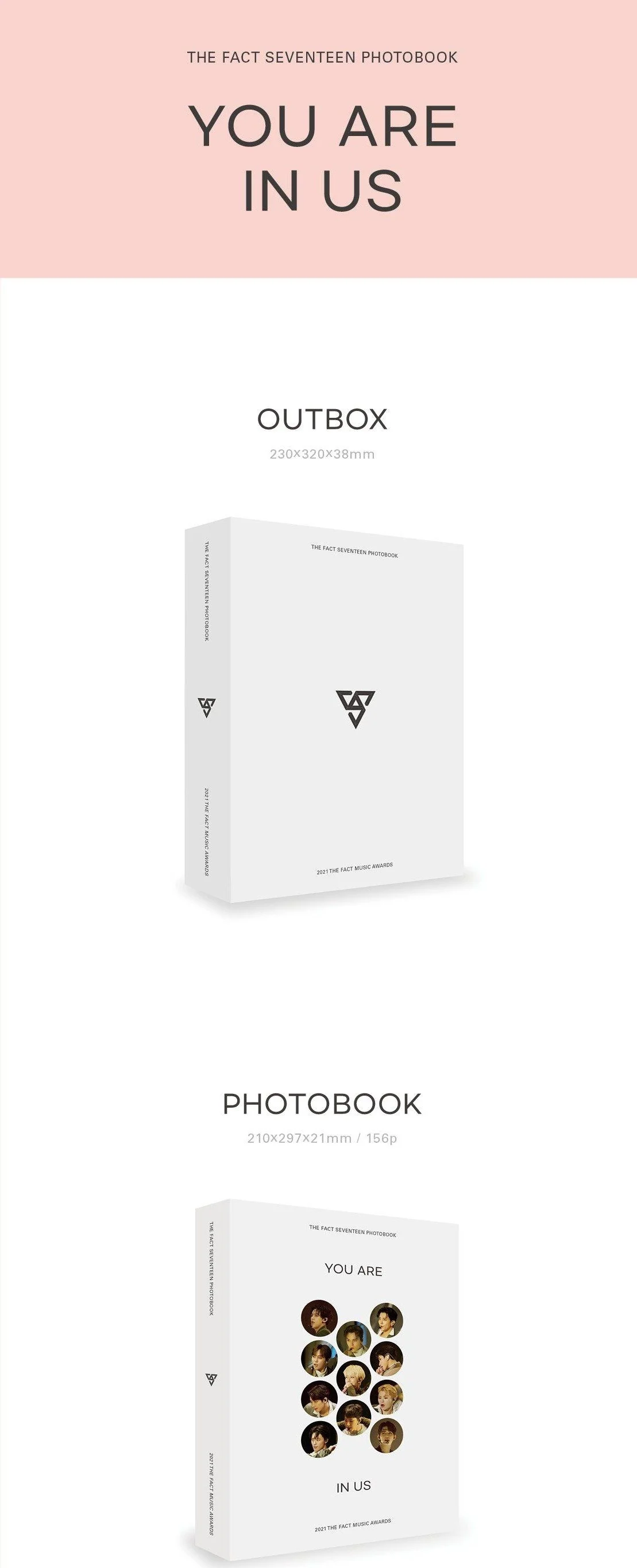 SEVENTEEN - THE FACT PHOTOBOOK (YOU ARE IN US) - Image 2