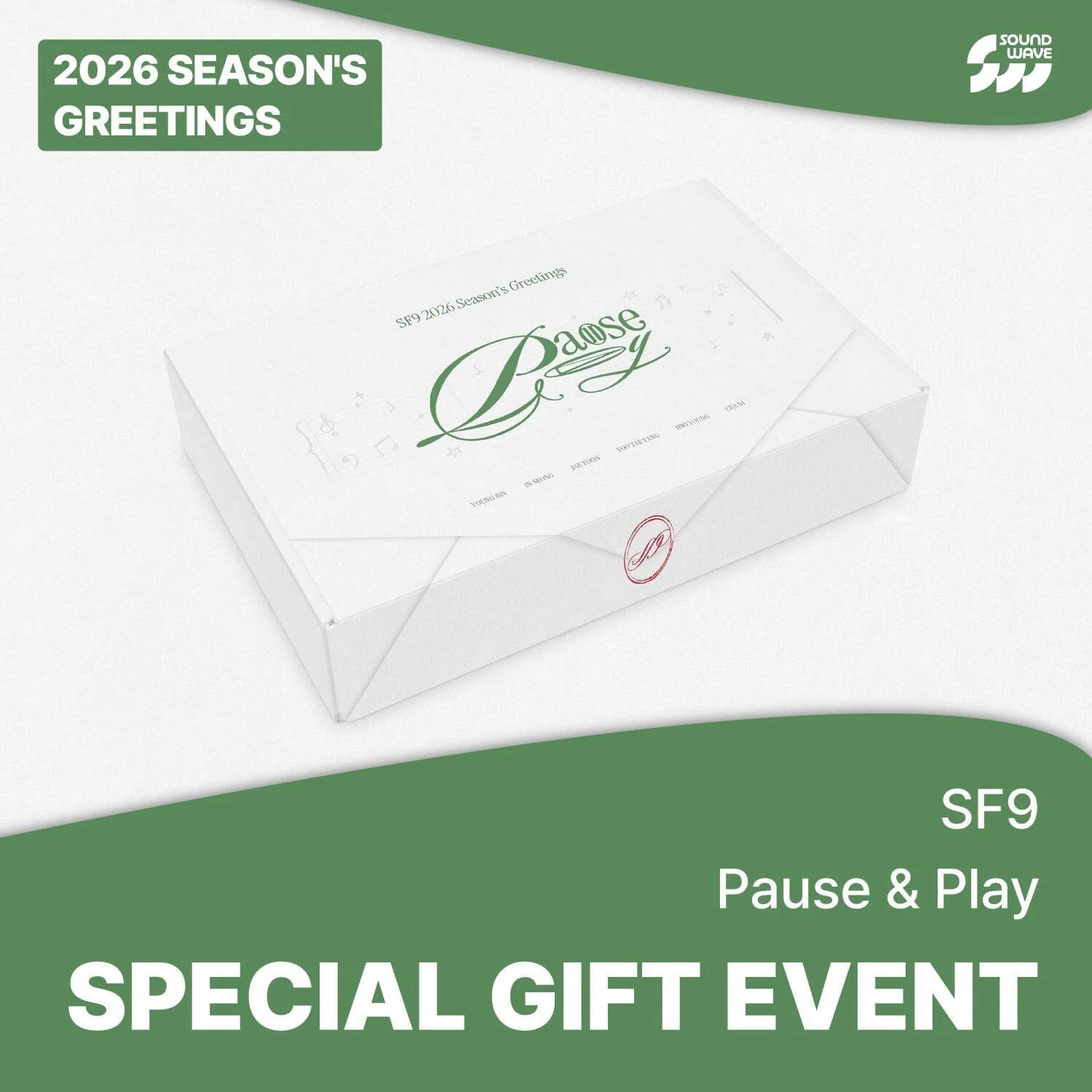 SF9 - 2026 SEASON'S GREETINGS + POB SOUNDWAVE PHOTOCARD