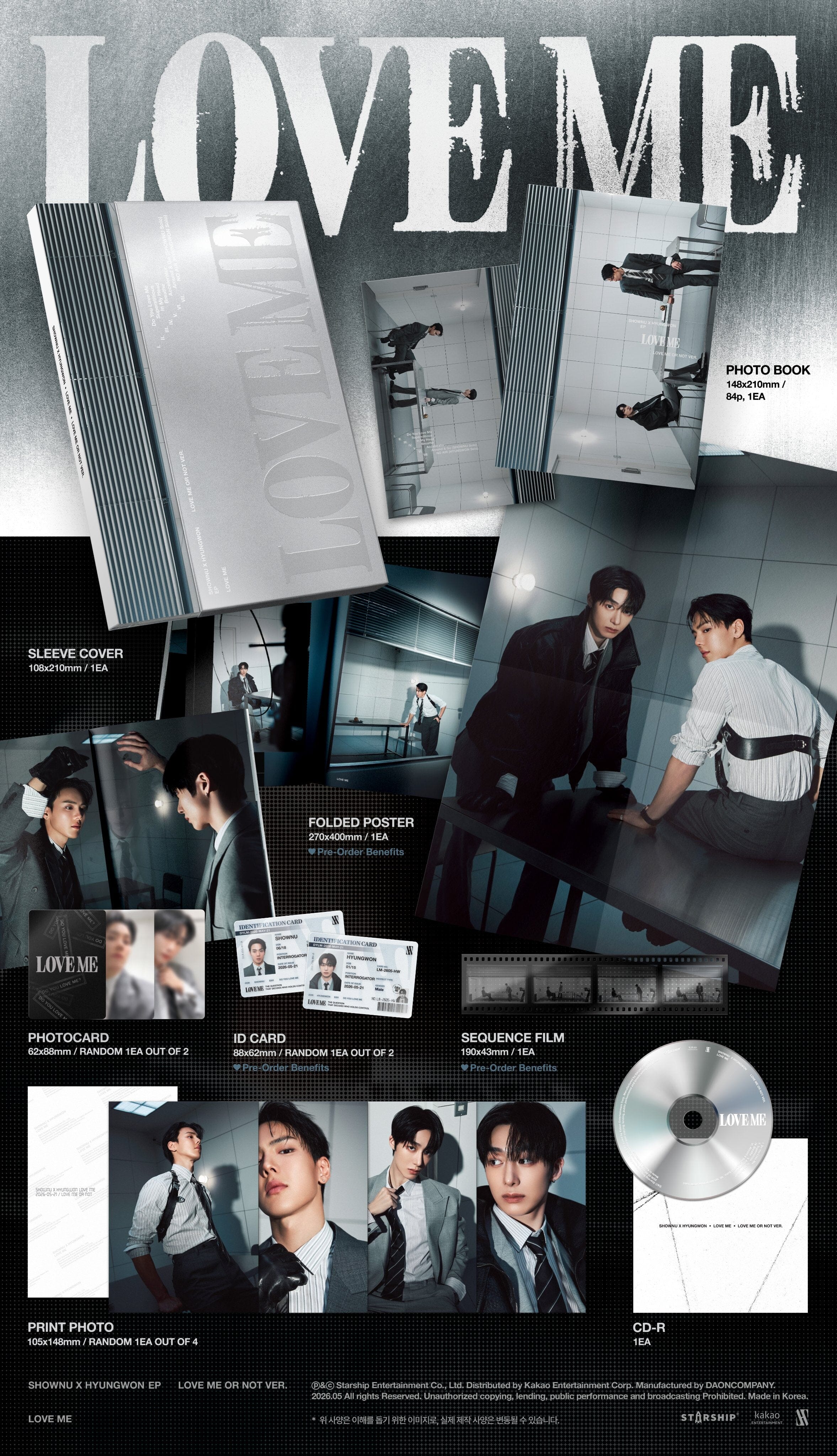 SHOWNU X HYUNGWON (MONSTA X) - LOVE ME - Image 2