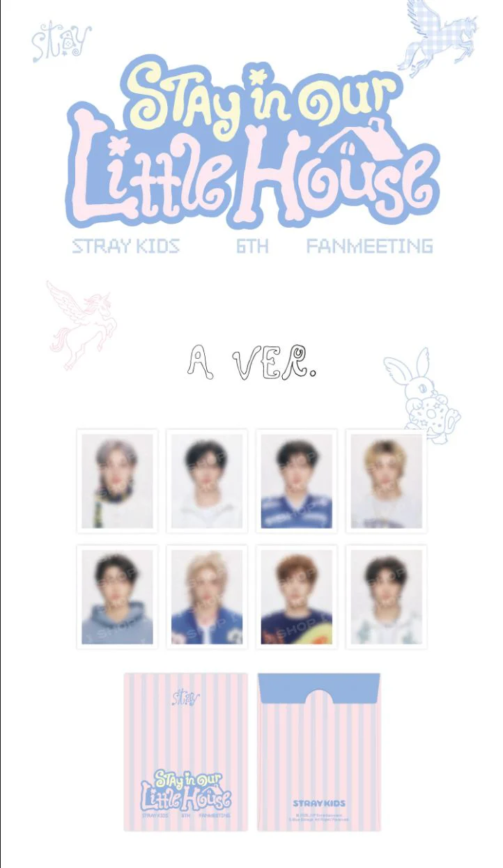 STRAY KIDS - ID PHOTO SET & BOX TAPE SET (6TH FANMEETING 'STAY IN OUR LITTLE HOUSE' OFFICIAL MD) - Image 2