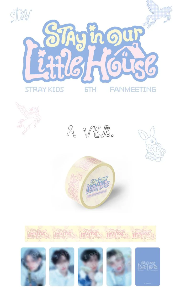 STRAY KIDS - ID PHOTO SET & BOX TAPE SET (6TH FANMEETING 'STAY IN OUR LITTLE HOUSE' OFFICIAL MD) - Image 5