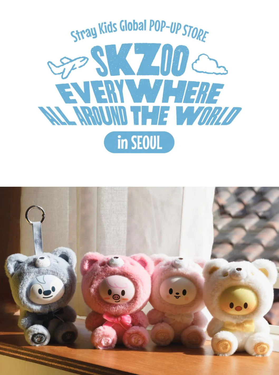 STRAY KIDS - SKZOO SECRET KEYRING TOY (SKZOO EVERYWHERE ALL AROUND THE WORLD IN SEOUL) - Image 2