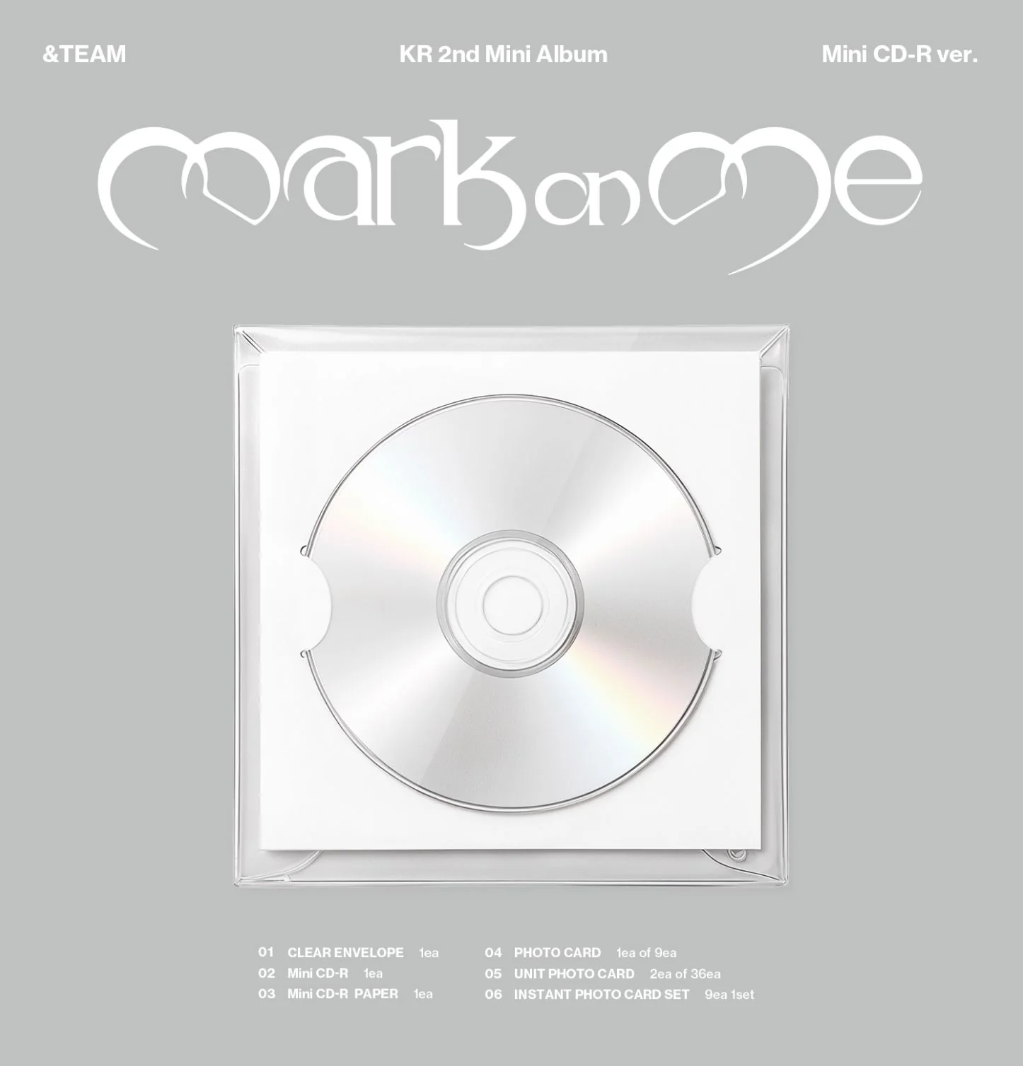 &TEAM - MARK ON ME (2ND KOREAN MINI ALBUM) (MINI CD VER.) - Image 2